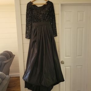 Long formal black dress